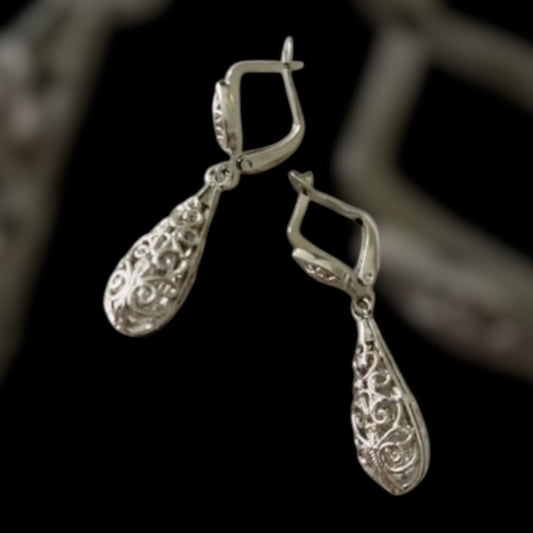 Boucles d’oreilles en argent